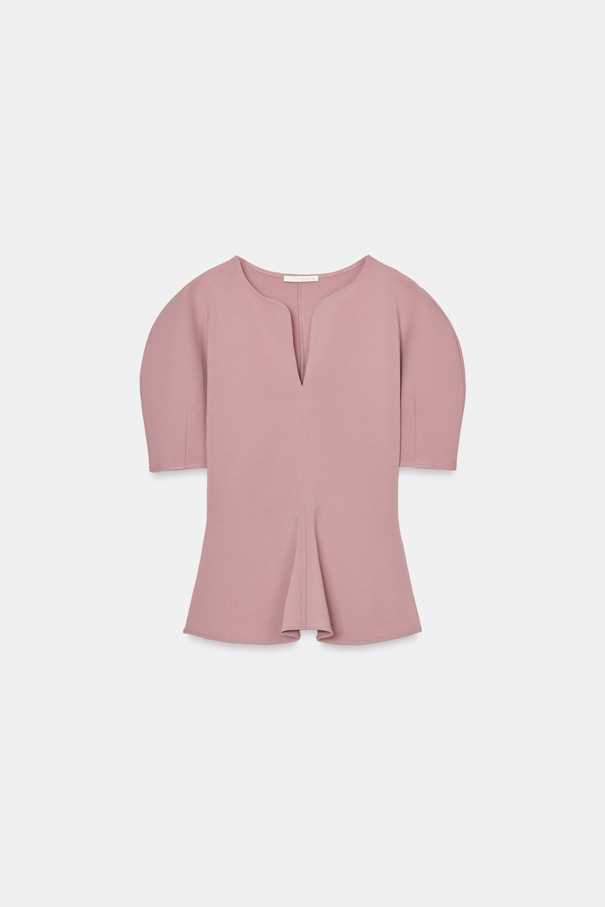 SOFT PEPLUM TOP